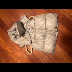 Gray Girls Insulated Puffer Vest